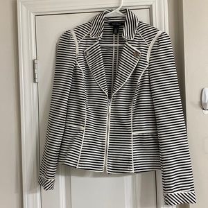 White House Black Market striped blazer